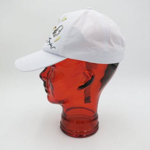 NWT Karl Lagerfeld Paris Women/Men Cate Pins Baseball Cap in White $58.00 - Picture 8 of 16